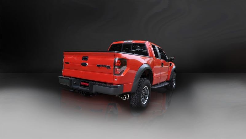 Ford F-150 Raptor Performance Exhaust - Single Side Exit - CORSA Performance - Sport Cat-Back - Polished - 2010